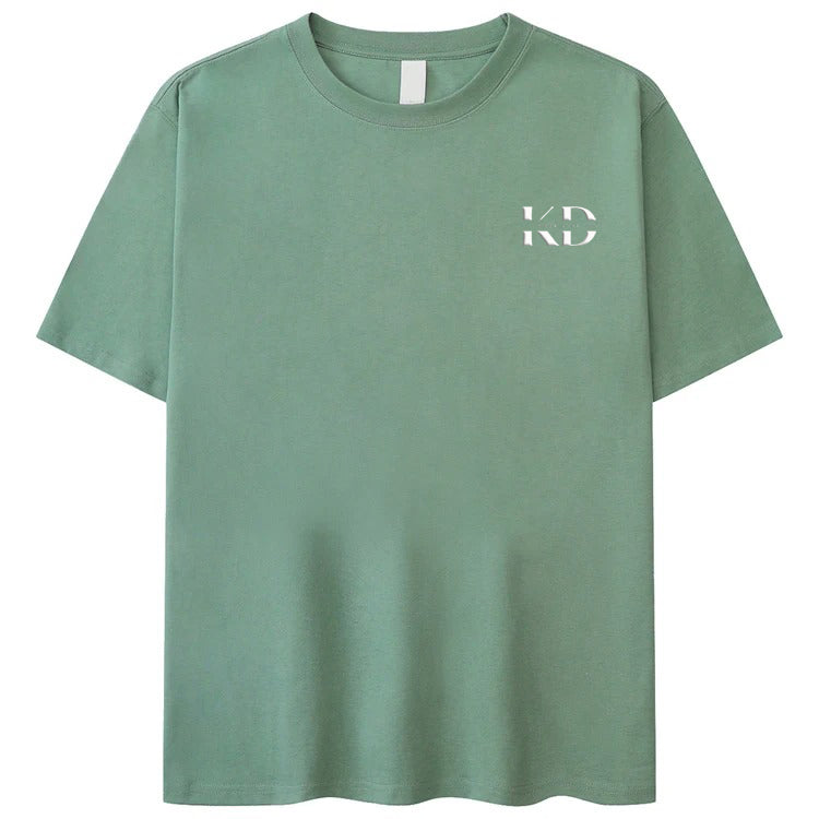 Tee-Shirt manches courtes coton épais - UNI CLASSIC - Vert